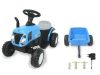 Ride-on Tractor New Holland with Trailer blue 6V