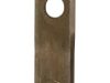 Lamă cositoare stânga 126x47x4mm orificiu 23x20,5mm oval pachet 25 buc. potrivită pentru Taarup