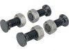 Set șuruburi plug cu umeri și piuliță M12x35mm CO 4 buc.