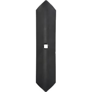 Brăzdar cultivator 260x60x10mm reversibil curbat 1 orificiu potrivit pentru Köckerling
