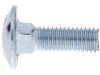 Șurub cap bombat torbant gât pătrat DIN603 M8x1,25x25mm filet 22mm oțel zincat grupa 8.8 Kramp