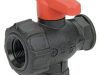 Robinet cu bilă 3 căi 1/2" continuu