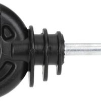 Izolator inelar negru șurub 40mm x diametru 5,3mm 25 buc. Farma