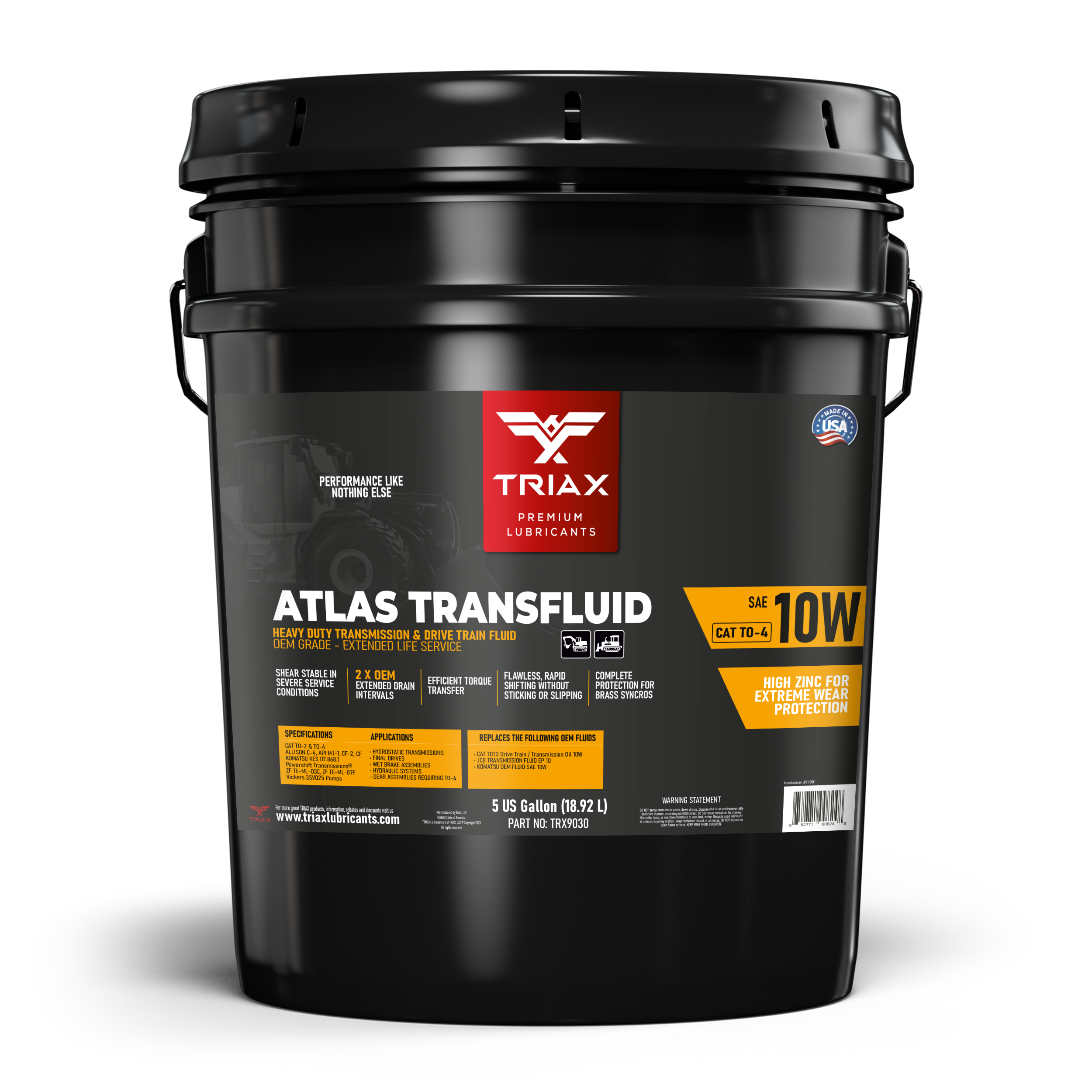 TRIAX Atlas HD Transfluid 10W TO-4 - Ulei transmisie utilaje