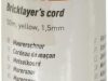 Sfoară zidărie PP 1,5m galben 50m